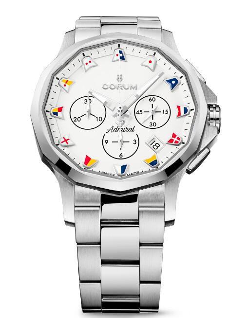 Replica CORUM ADMIRAL 42 CHRONOGRAPH watch REF: A984/04251 - 984.111.20/V705 AA52 Review - Click Image to Close